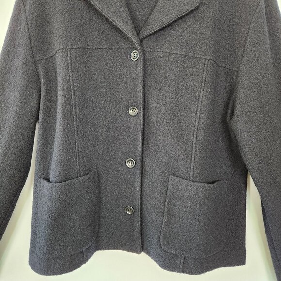 Vintage Jones New York Women's 100% Merino Wool Button Up Sweater W Pockets, Med - Picture 3 of 8